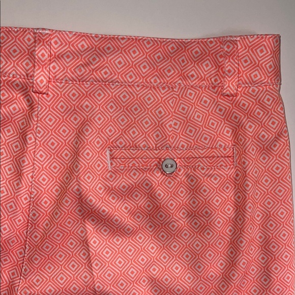 LADY HAGEN Orange and White Women's Shorts - Picture 5 of 11